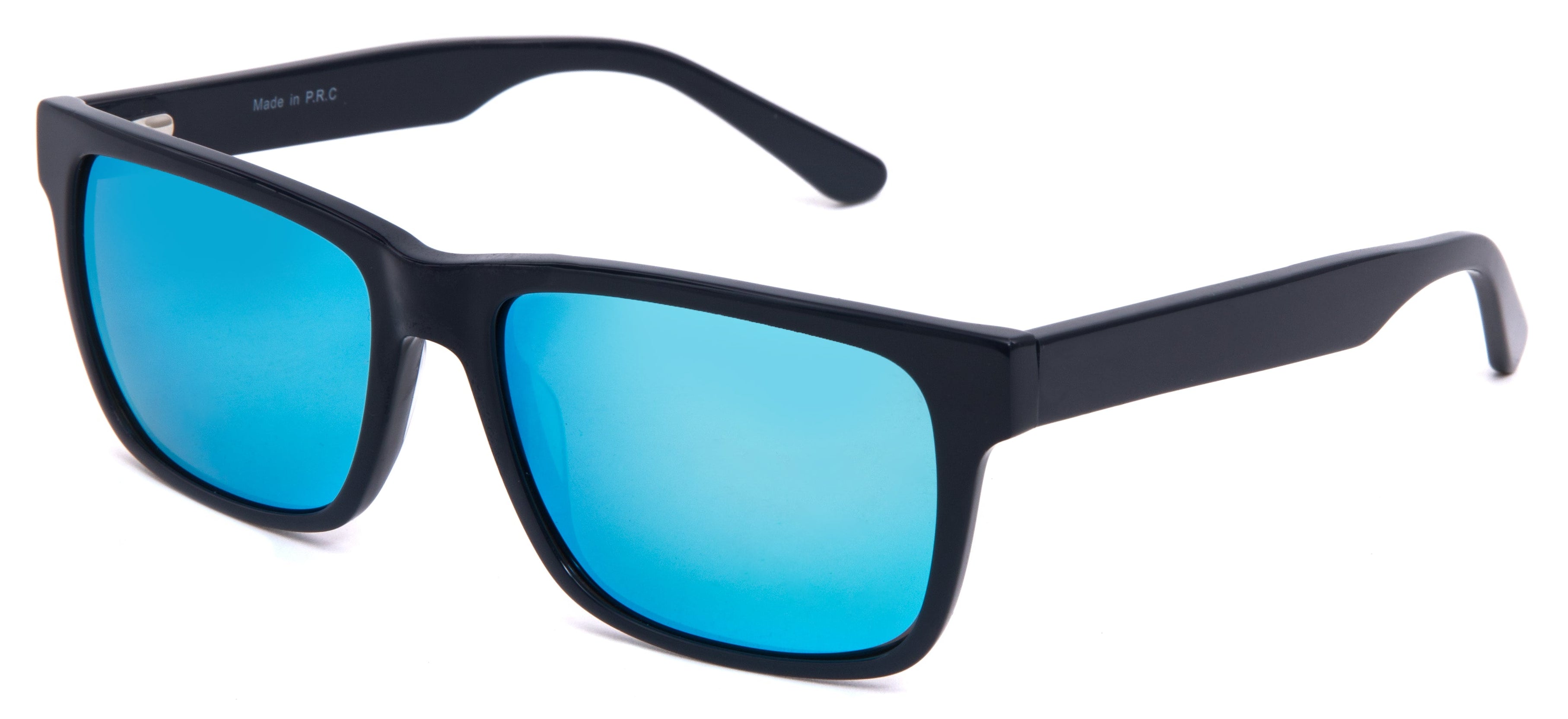 Black Frame - Polarized Blue Lens (C3)