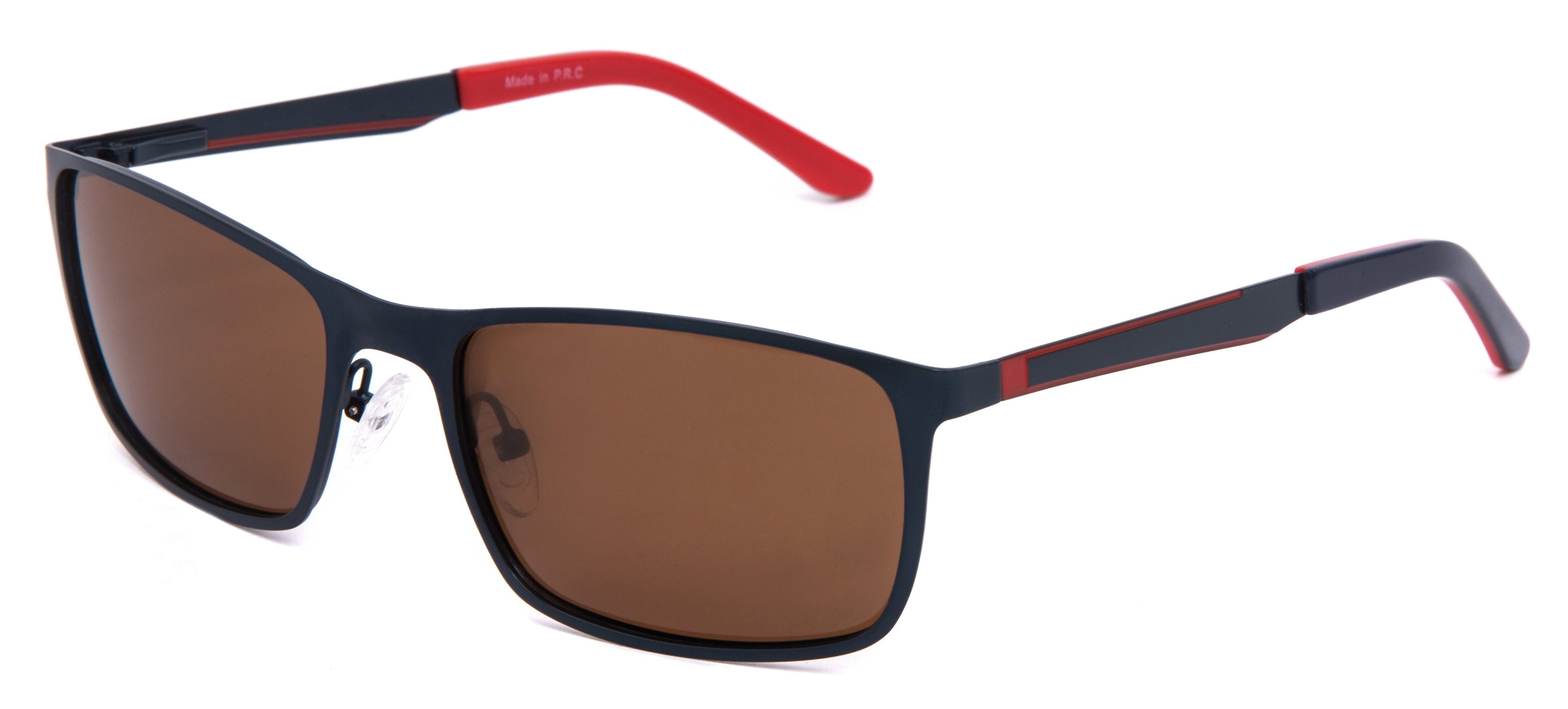 Red Frame (Matte Finish) - Polarized Brown Lens (C3)