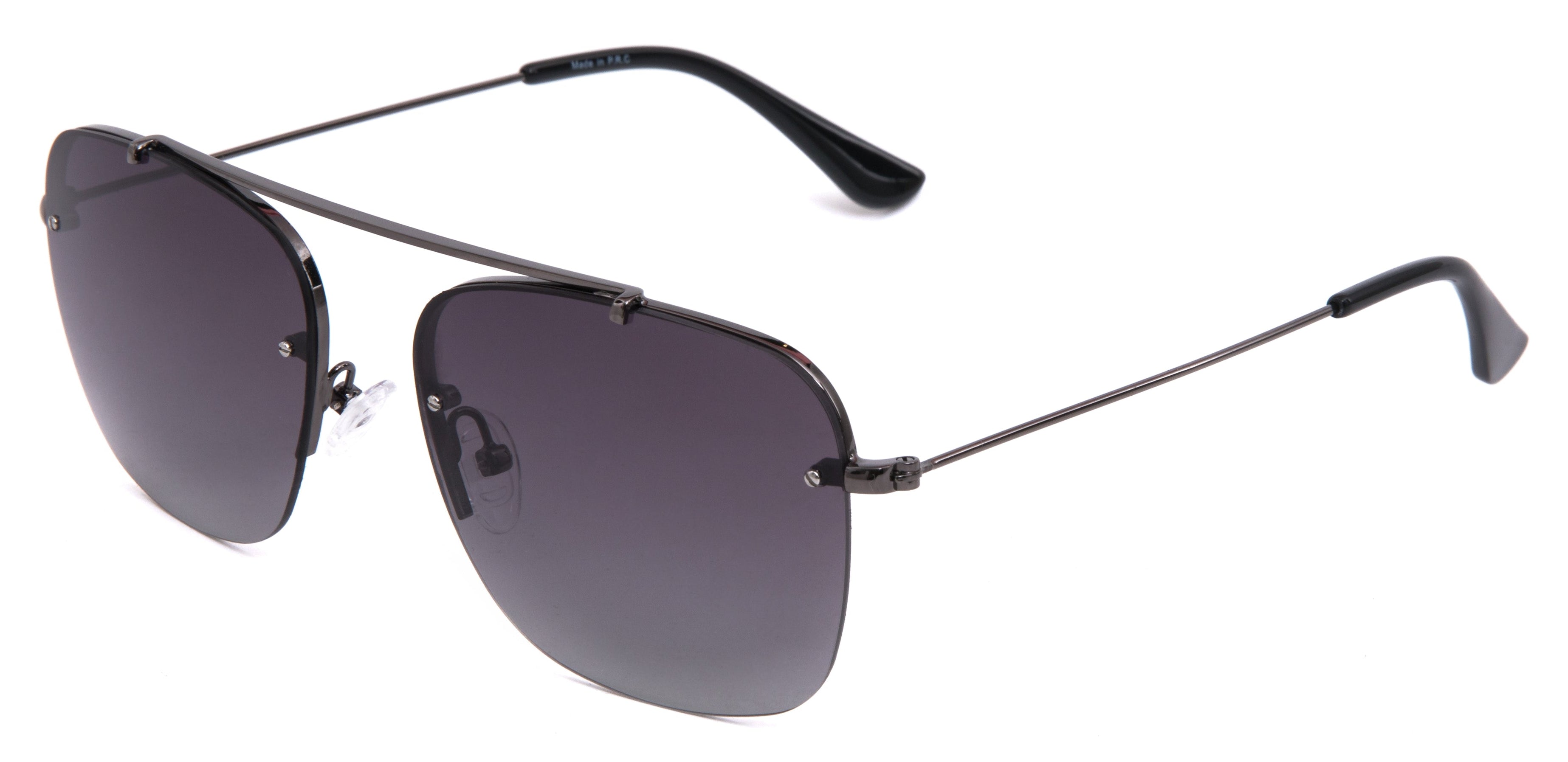 Gun Frame (Glossy Finish) - Polarized Gray Gradient Lens (C1)